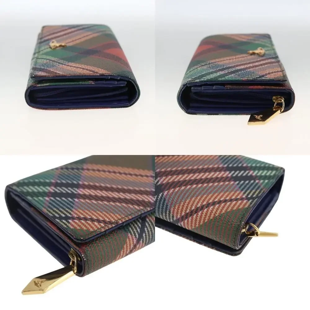 Vivienne Westwood Vinyl Long Wallet Multicolor